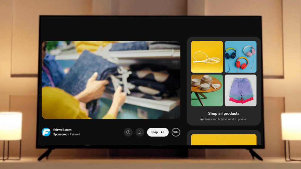 YouTube Launches Interactive Product Feed for Shoppable TV Ads
