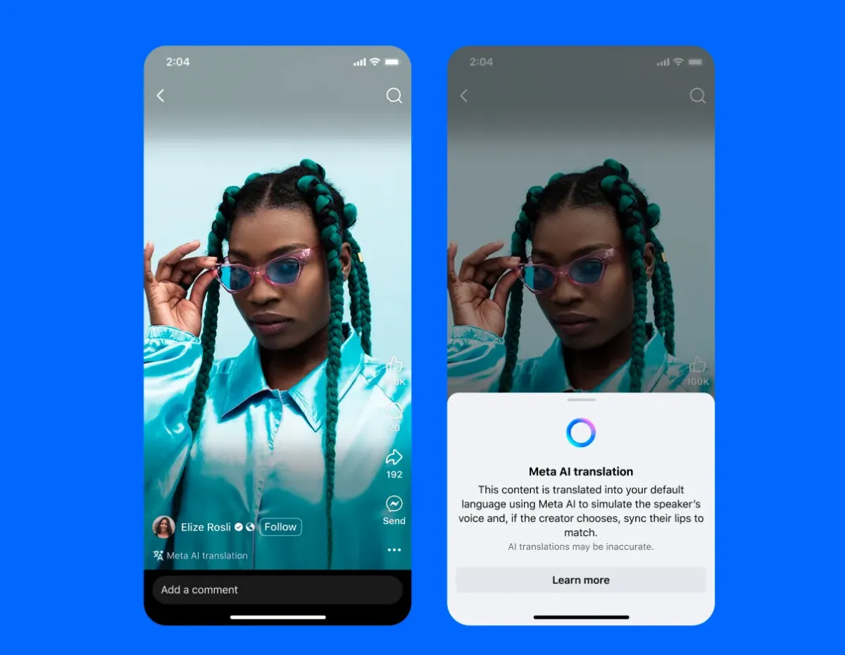 Meta AI Voice Translations Go Global